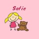 little girl with teddy bear pink